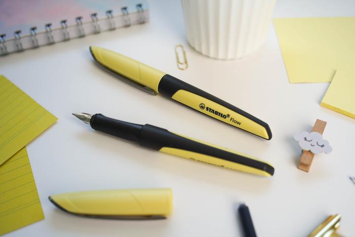 Produktbild STABILO Flow MODERN OFFICE Füller (Pastellgelb, 1 x)