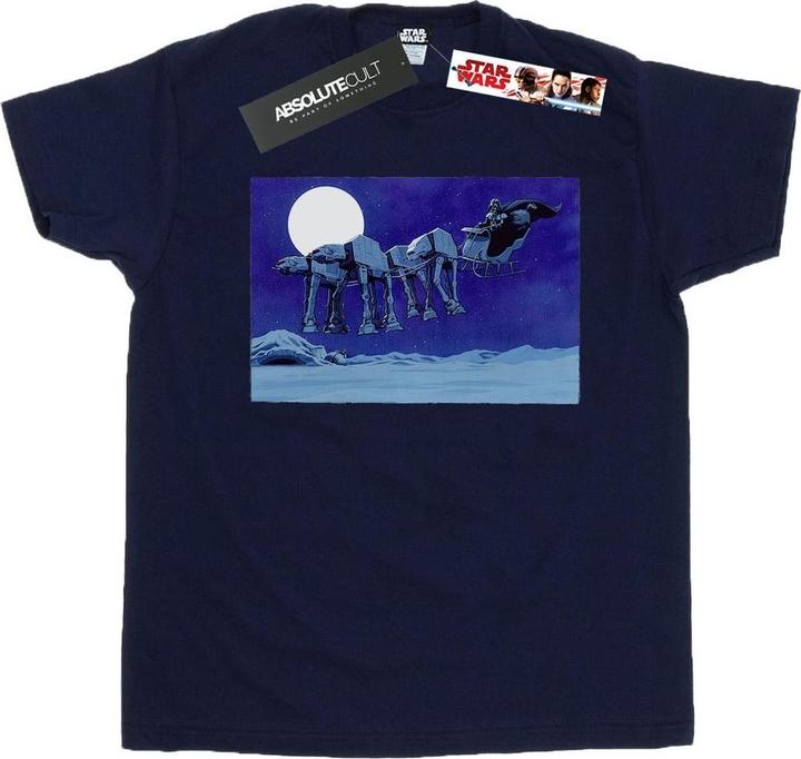 Image du produit Star Wars - T-shirt CHRISTMAS AT-AT SLEIGH - Femme (XL)