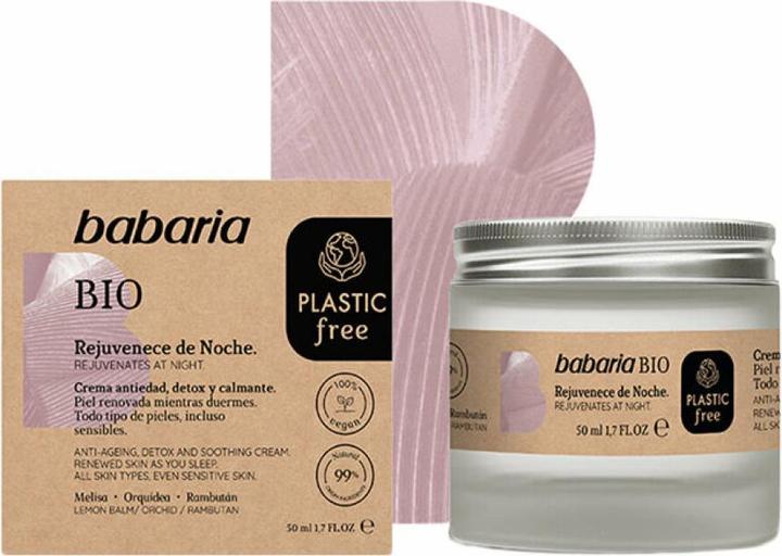 Actual product image Babaria BIO crema noche antiedad detox calmante 50 ml (50 ml, Night cream)