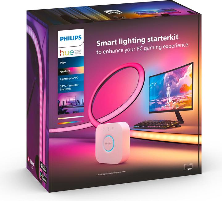 Produktbild Philips Hue Play Gradient inkl. Bridge (Mehrfarbig, 90.50 cm, Indoor)