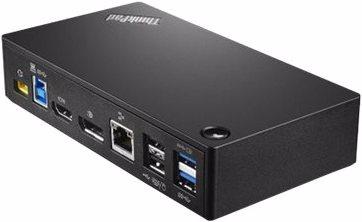 Actual product image Lenovo ThinkPad USB 3.0 Ultra Dock (Docking port (proprietary), 10 Ports)