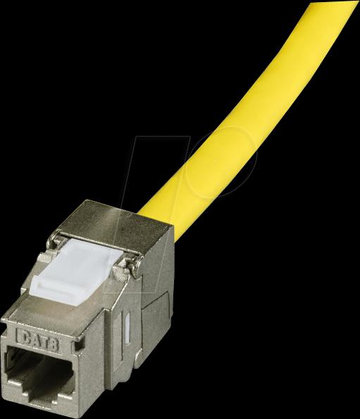 Actual product image EFB Elektronik RJ45 Keystone STP, Cat.8 Class 1, 2000MHz (Keystone module)