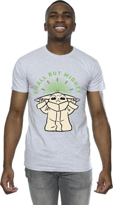Image du produit Star Wars - T-shirt THE MANDALORIAN SMALL BUT MIGHTY GROGU - Homme (S)