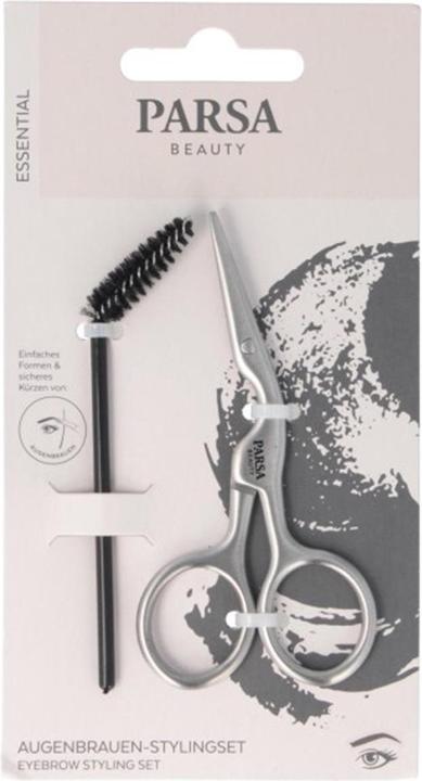 Actual product image Parsa Beauty Eyebrow scissors with spoolie
