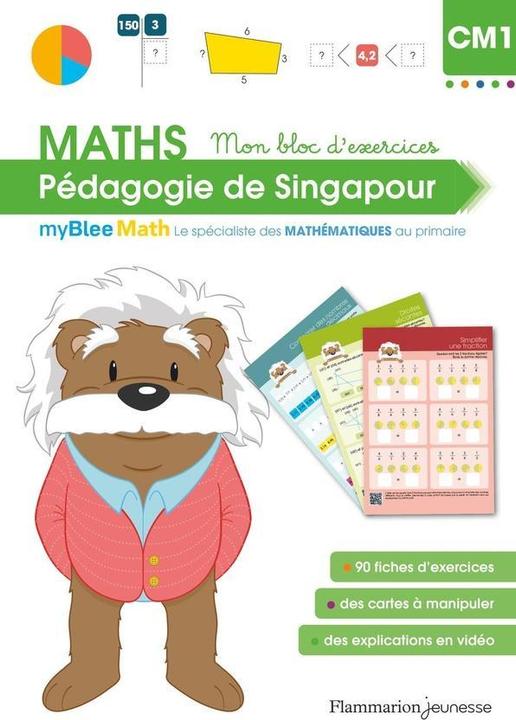 Produktbild Maths, pédagogie de Singapour CM1 : mon bloc d'exercices (Französisch, Grail Laetitia, 2024)