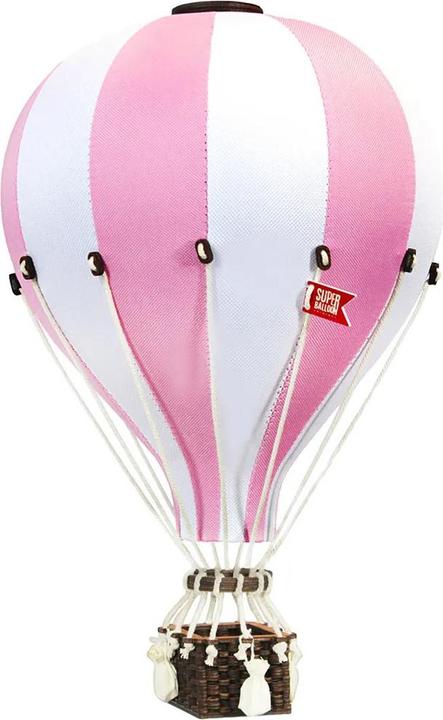 Super Balloon Decorative hot air balloon white pink