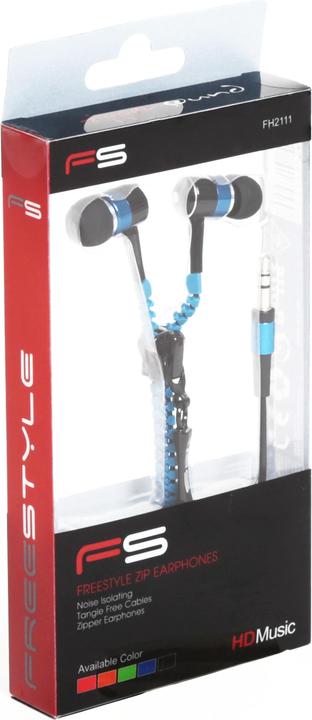 Produktbild Omega Platinet FH2111 Headphones In-ear connector Blue (Kabelgebunden)