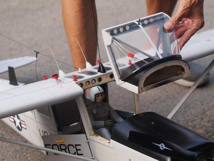 Immagine prodotto Vq Models l-19 bird dog 55 (argento) / 1730 mm (Elicottero in scala)