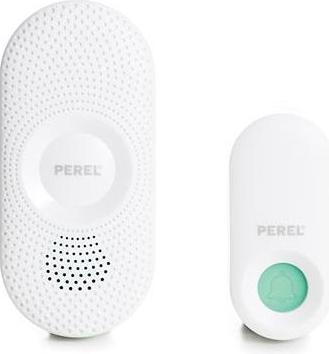 Actual product image Perel Radio Bell Complete Set With Optical Display (Funk)