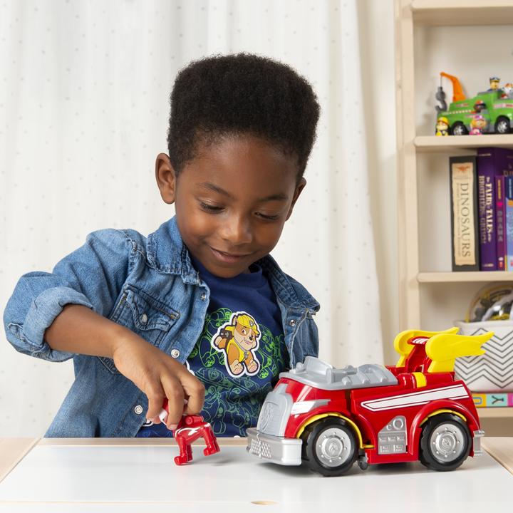 Image du produit Spin Master PAW Patrol Mighty Pups Super Paws - Véhicule transformable Powered Up de Marshall avec figurine