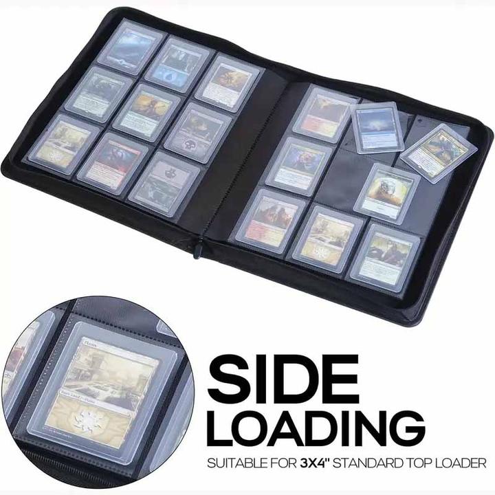 Actual product image BCW Toploader Binder Order Black