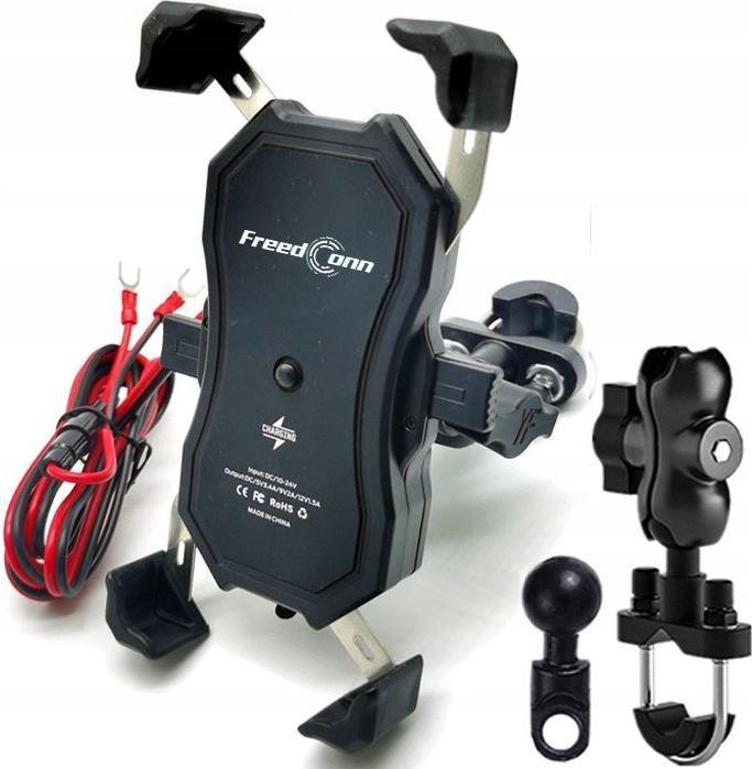 Immagine prodotto FreedConn Supporto Per Telefono Da Moto Mc1w Con Caricatore Induttivo