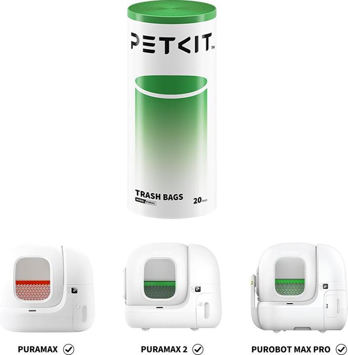Image du produit Petkit Sac poubelle pour bac à litière (applicable avec Purobot Ultra/ Purobot Max Pro/ Pura Max 2)