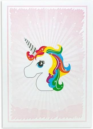 Image du produit MU Classic Carte de voeux 3D pop-up d'anniversaire - Licorne (1 pcs)