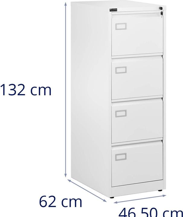 Actual product image Fromm & Starck Metal File Cabinet - 4 drawers - 120 kg