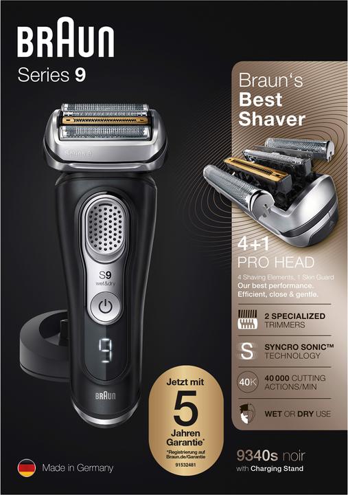 Immagine prodotto Braun Serie 9 9340s + rasoio elettrico di ultima generazione