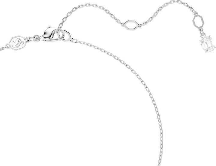Actual product image Swarovski Stilla necklace cushion cut white (Swarovski Metal)
