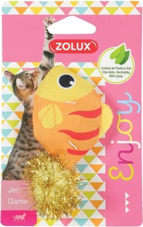 Productafbeelding Zolux Mooie Vis Met Pompom (Speelgoed met kattenkruid)
