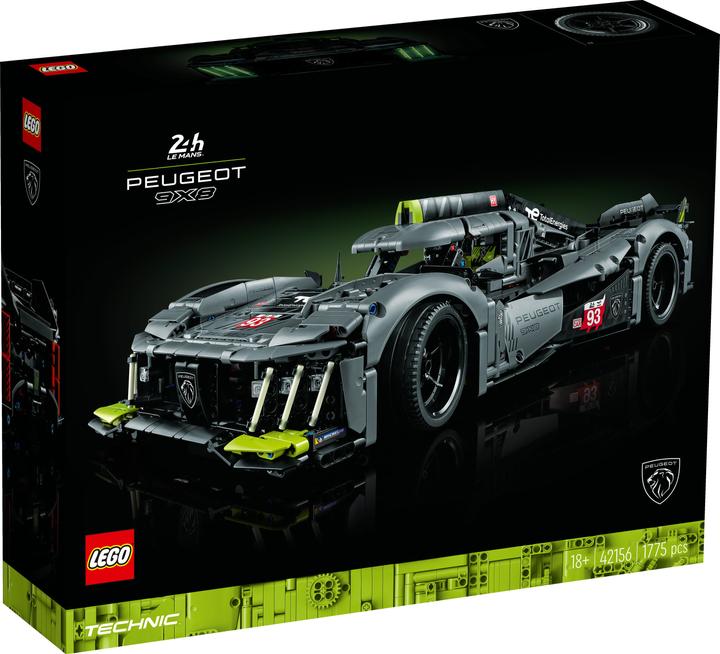 Image du produit LEGO Peugeot 9X8 24H Le Mans Hybrid Hypercar (42156, LEGO Technic)