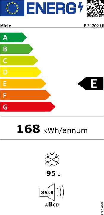 Energie-Label Miele F 31202Ui Re (Einbau, 95 l)