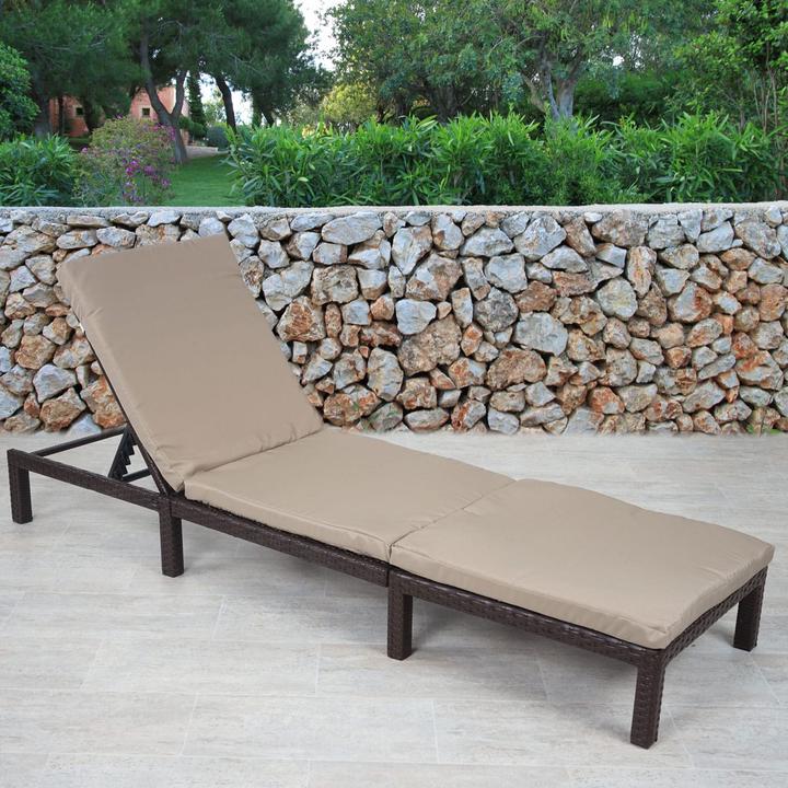 Produktbild JOHN316 Rattan Liegestuhl (198 cm)