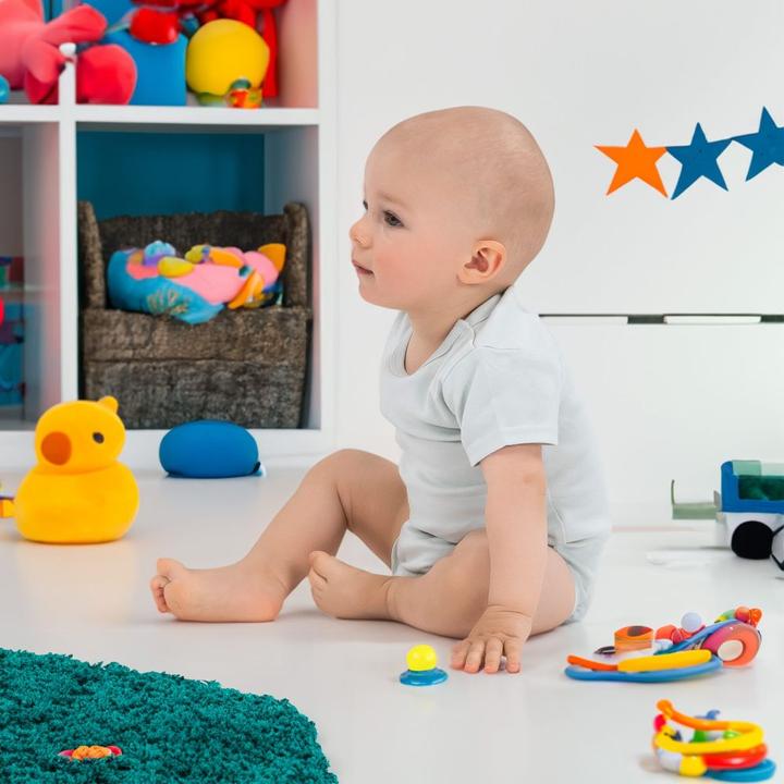 Produktbild La Loona LaLoona Baby-Bodys & Wickelbodys Baby Body Kurzarm OEKO-TEX® 6er Pack - Salbeigrün Grau (80)