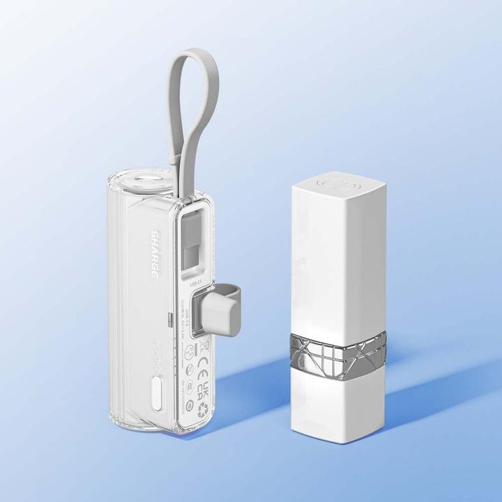 Actual product image Sharge Flow Mini WHI (5000 mAh, 12 W, 12 Wh)