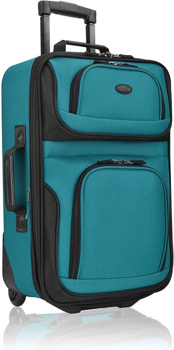 Immagine prodotto U.S. Traveler Set di bagagli a mano espandibili in tessuto robusto Rio (Bagaglio a mano (fino a 50 litri))