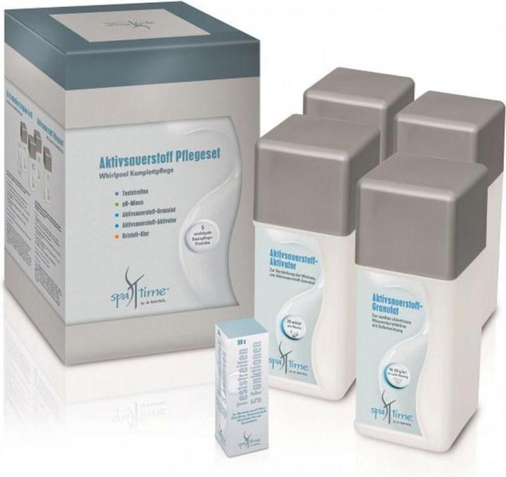 Produktbild SpaTime Pflegeset Aktivsauerstoff 4,6kg Whirlpool Komplettpflege (4600 g)
