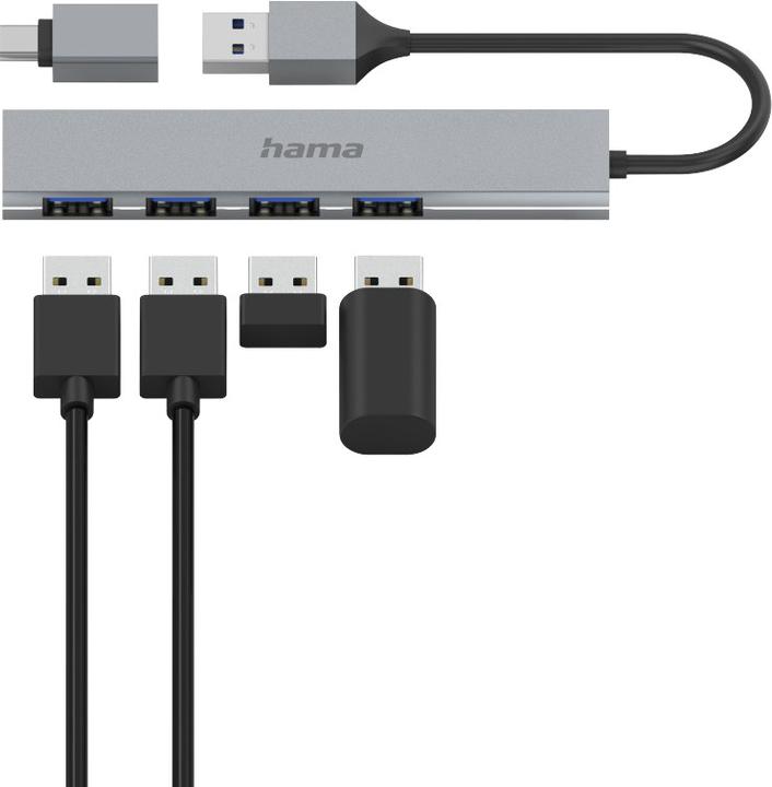Produktbild Hama Slim (USB-A, 4 Ports)