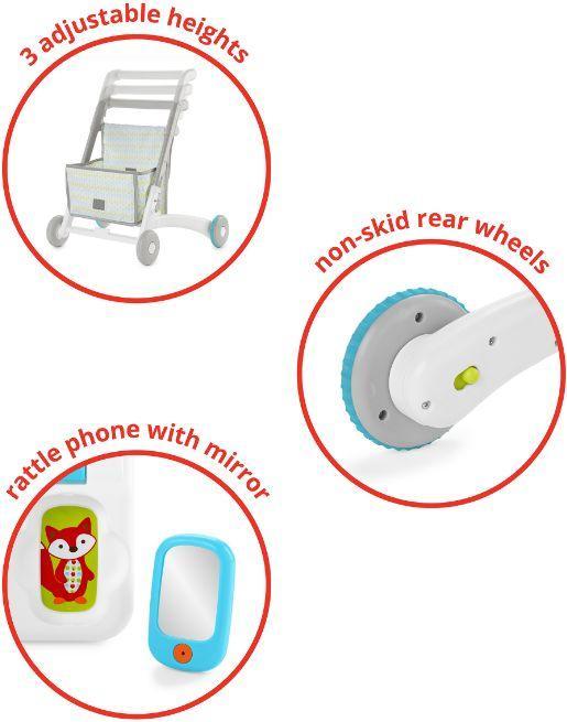 Image du produit Skiphop E&M Grow Along 4 in 1 Marcheur d'activités