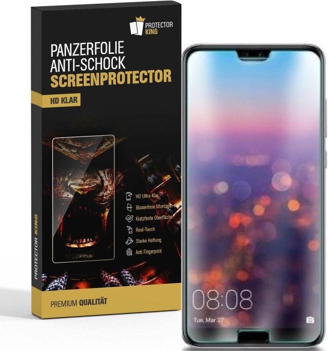 Actual product image Protectorking 3x Panzerfolie Anti-Shock HD Klar (3 Piece, Honor 10)