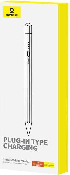 Image du produit Baseus Stylet actif Smooth Writing Series avec chargement sans fil, lightning (Blanc)