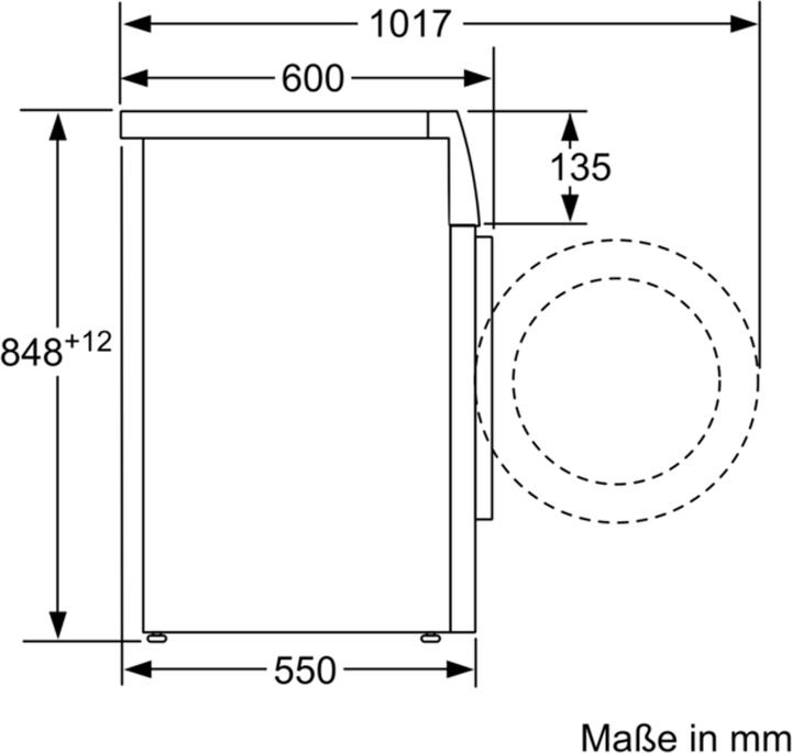 Actual product image Siemens WM 14 N 2 G 3 Washing machine (BC) B 7kg 1400U speedPack L Outdoor programme (7 kg, Left)