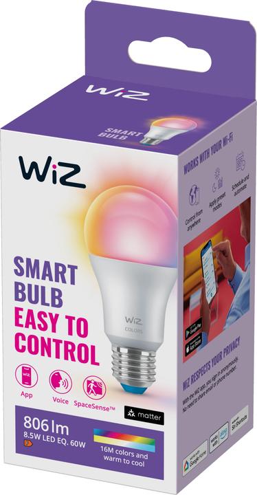 Productafbeelding WiZ Afstembare witte kleur standaard (E27, 60 W, 806 lm, 1 x, F)