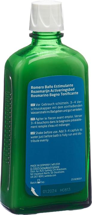 Image du produit Weleda Romarin (200 ml, Huile de bain)