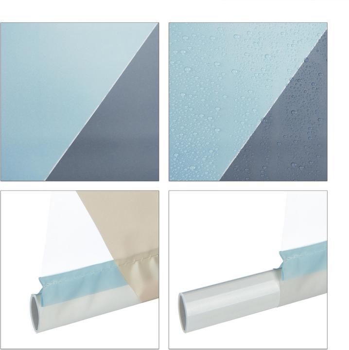 Immagine prodotto Relaxdays Tenda doccia (80 x 7 x 240 cm)
