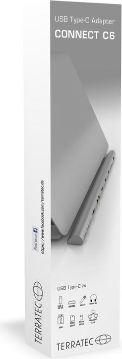 Immagine prodotto Terratec USB Type-C Hub (USB-C, 11 Porti)