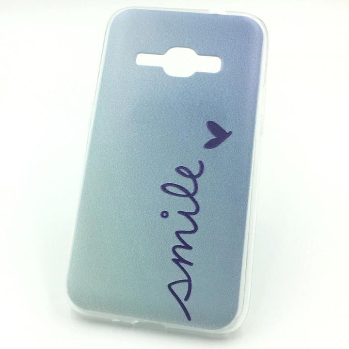 Produktbild König Design Schutz Handy Hülle für Samsung Galaxy J1 (2016) Case Cover Bumper Etuis Blau Neu (Samsung Galaxy J1 (2016))