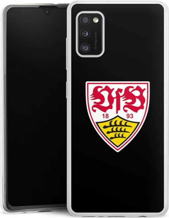 Produktbild DeinDesign Slim Case für Samsung Galaxy A41 Silikon Hülle Ultra Dünn Handyhülle Offizielles Lizenzprodukt VfB (Samsung Galaxy A41)