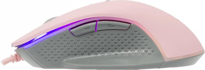 Image du produit White Shark Souris de jeu Gareth rose avec illumination RGB (Filaire)