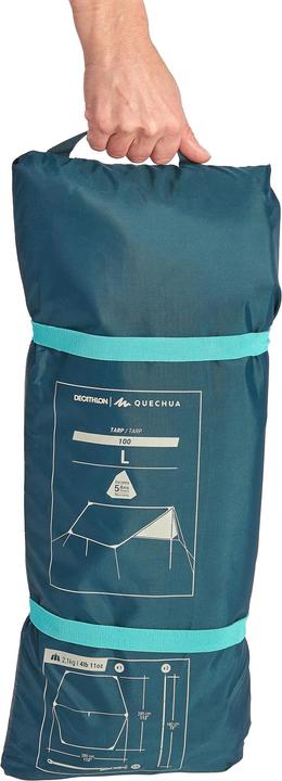 Actual product image Quechua Tarp MH100 (L) (Tarp, 2.39 kg, 4 persons)