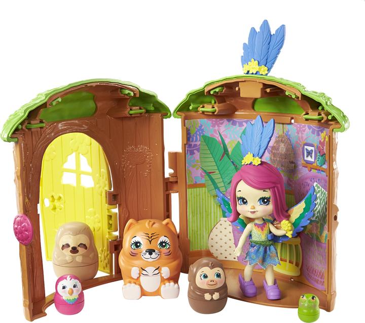 Image du produit Enchantimals Maison Perroquet & Animal Surprise - Mini-poupée - Dès 4 ans