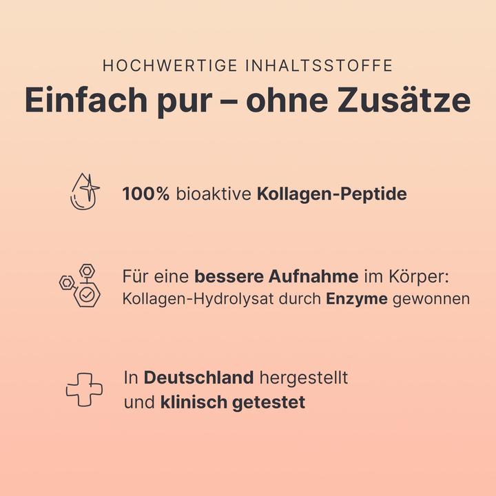 Nährwerte und Zutaten Sheko Naked Collagen (1 Stück, Pulver, 504 g)