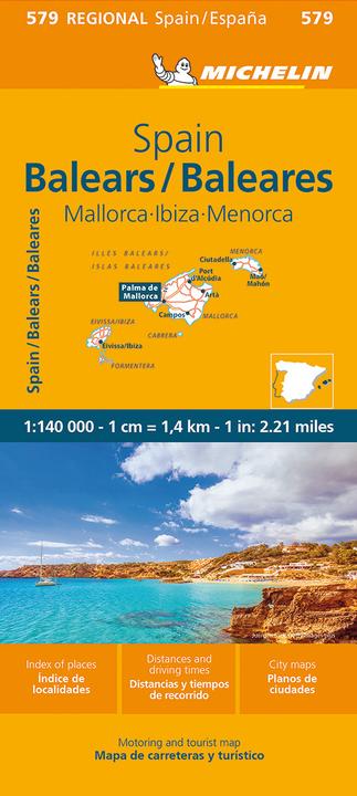 Immagine prodotto Michelin Isole Baleari (Maiorca, Ibiza, Men