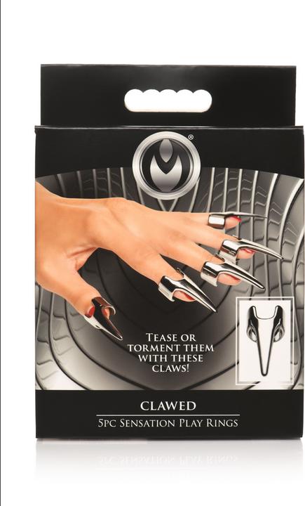 Productafbeelding Master Series Clawed - Sensatie speelringen - 5 Stuks (2 cm)