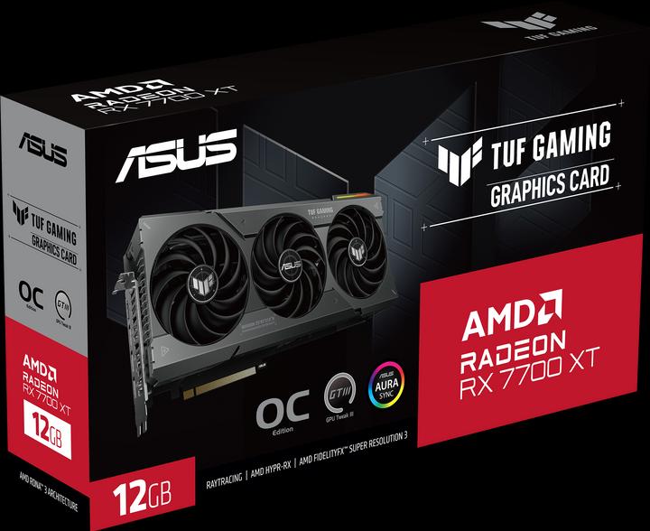 Actual product image ASUS TUF Gaming Radeon RX 7700 XT OC Edition (12 GB)