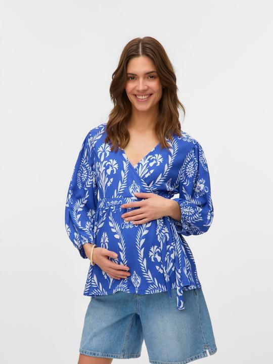 Image du produit Vero Moda Maternity Normal geschnitten V-Ausschnitt Top Top (L)