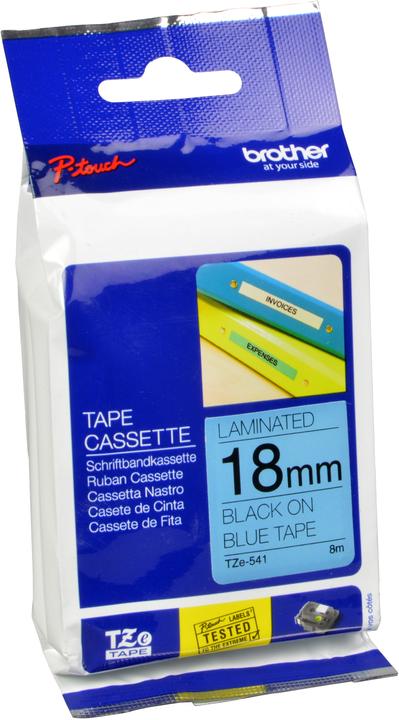 Actual product image Brother Tze-541 (1.80 cm, Blue)