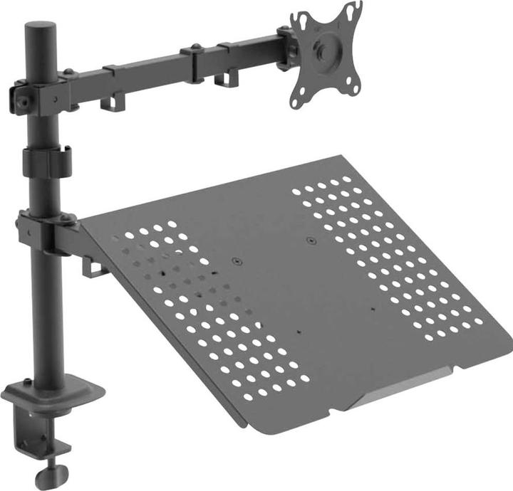 Produktbild Akyga AK-MB-04 Monitor-Tischhalterung 81,3 cm (32") Schwarz Neigbar, Rotierbar (Tisch, 32.01")